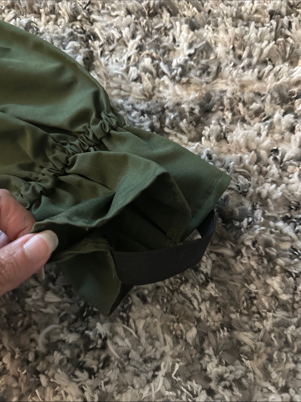 Original Bug Shirt Company Olive Green Elastic Ankle Jogger Pants - Picture 8 of 9
